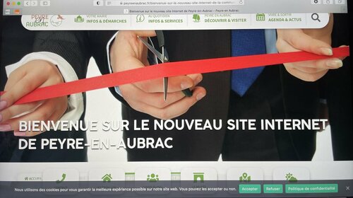 Peyre en Aubrac inaugure son nouveau site Internet