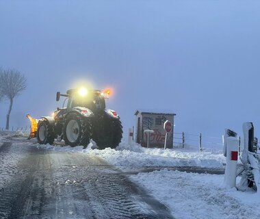 La neige s'est invitée ce dimanche après-midi reportage photos