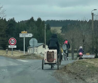 Une belle équipée à vélos pour un dimanche matin 