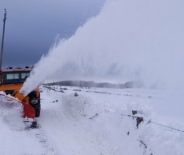 On fait de la place pour la prochaine neige 