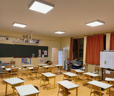 A L'école les Leds remplacent les néons 